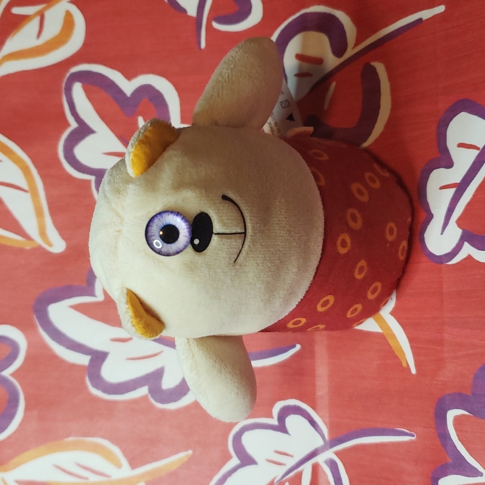 Alien ET Polar Bear Rattle Bell Charm Toy Little Kawaii Space Creature Upcycled - Picture 3 of 10